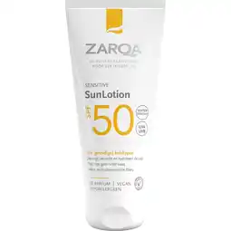 Douglas ZARQA SunLotion SPF50 aanbieding