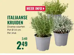 GroenRijk Italiaanse kruiden aanbieding