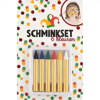 Jumbo Schminkset 6 Kleuren 6 x 1,6 g aanbieding