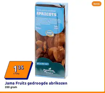 Action Jama Fruits gedroogde abrikozen aanbieding