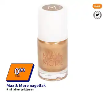 Action Max & More nagellak aanbieding