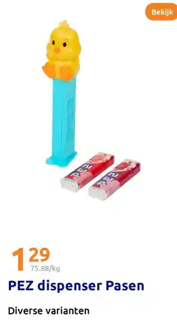 Action PEZ dispenser Pasen aanbieding