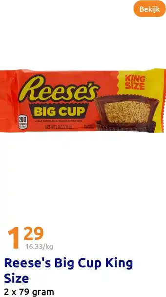 Action Reese's Big Cup King Size aanbieding