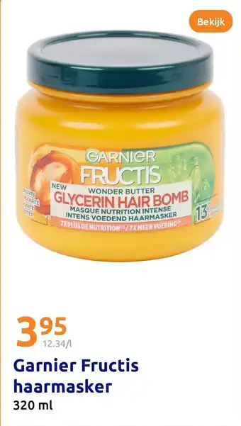 Action Garnier Fructis haarmasker aanbieding