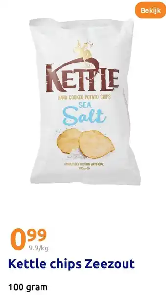 Action Kettle chips Zeezout aanbieding