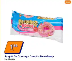 Action Jouy & Co Cravingz Donuts Strawberry aanbieding