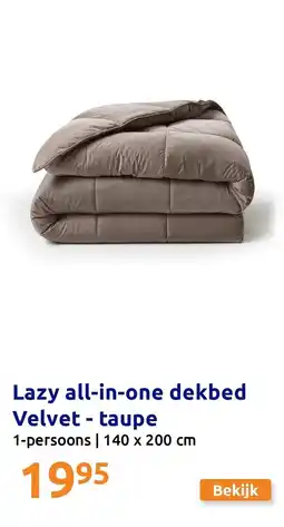 Action Lazy all in one dekbed aanbieding