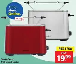 Lidl Silvercrest RVS broodrooster aanbieding