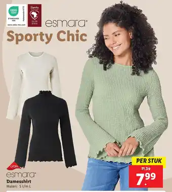 Lidl Esmara Damesshirt aanbieding