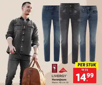 Lidl Livergy Herenjeans aanbieding