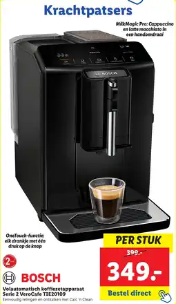 Lidl Bosch Volautomatisch koffiezetapparaat Serie 2 VeroCafe TIE20109 aanbieding