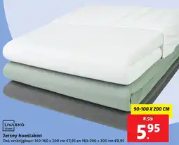 Lidl Livarno home Jersey hoeslaken aanbieding