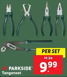 Lidl Parkside tangenset aanbieding