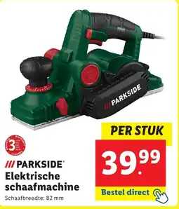 Lidl Parkside elektrische schaafmachine aanbieding