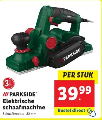 Lidl Parkside elektrische schaafmachine aanbieding