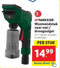 Lidl Parkside Wasmondstuk voor nat / droogzuiger aanbieding