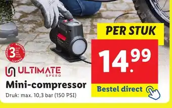 Lidl Ultimate mini compressor aanbieding