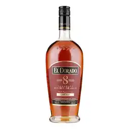 Dirck 3 El Dorado Rum 8 Years 70 cl aanbieding