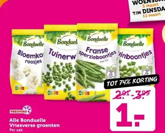 Coop Alle Bonduelle Vriesverse groenten aanbieding