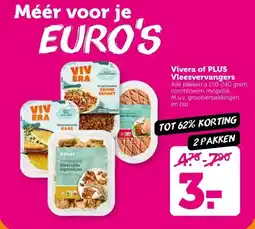 Coop Vivera of PLUS Vleesvervangers aanbieding