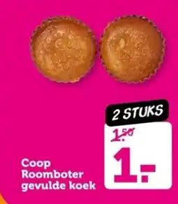 Coop Coop Roomboter gevulde koek aanbieding