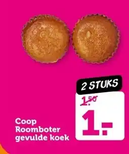 Coop Coop Roomboter gevulde koek aanbieding