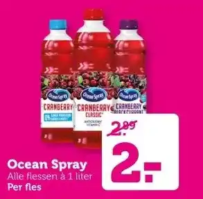 Coop Ocean Spray aanbieding