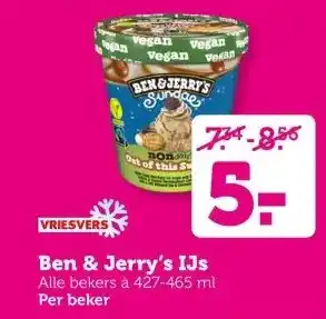 Coop Ben & Jerry's IJs aanbieding