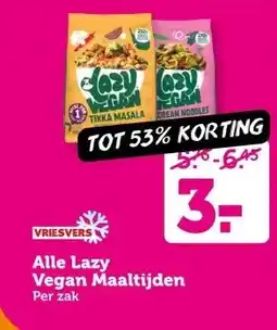 Coop Alle Lazy Vegan Maaltijden aanbieding