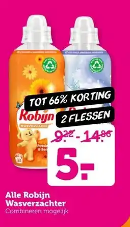 Coop Alle Robijn Wasverzachter aanbieding