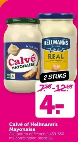 Coop Calvé of Hellmann's Mayonaise aanbieding