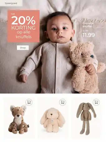 Prenatal Speelgoed Prénatal knuffel aanbieding