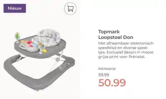 Prenatal Speelgoed Topmark Loopstoel Don aanbieding