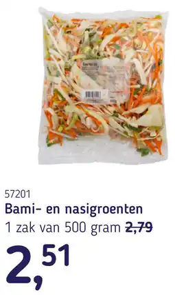 Van Hoeckel Bami en nasigroenten aanbieding