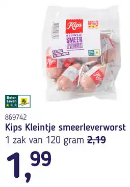 Van Hoeckel Kips Kleintje smeerleverworst aanbieding