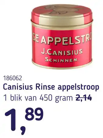 Van Hoeckel Canisius Rinse appelstroop aanbieding