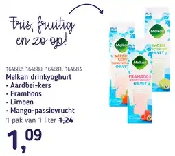 Van Hoeckel Melkan drinkyoghurt aanbieding