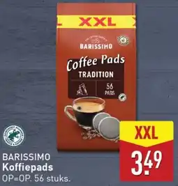 ALDI Barissimo koffiepads aanbieding