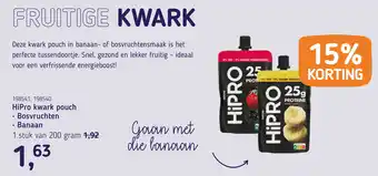 Van Hoeckel HiPro kwark pouch aanbieding