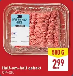 ALDI Half-om-half gehakt aanbieding