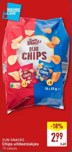 ALDI Sun snacks chips uitdeelzakjes aanbieding