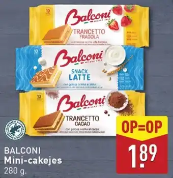 ALDI Balconi mini-cakejes aanbieding