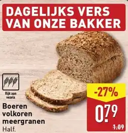 ALDI Boeren volkoren meergranen aanbieding