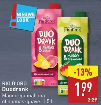 ALDI Rio d'oro duodrank aanbieding