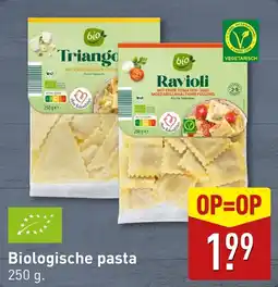 ALDI Biologische pasta aanbieding