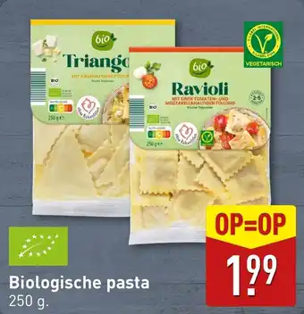 ALDI Biologische pasta aanbieding