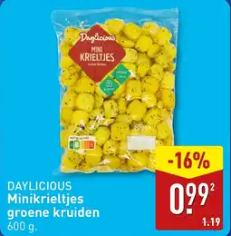 ALDI Daylicious Minikrieltjes groene kruiden aanbieding