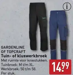 ALDI Tuin of kluswerkbroek L. aanbieding