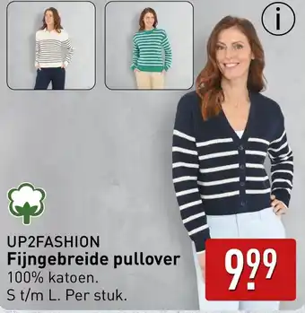 ALDI Fijngebreide pullover aanbieding