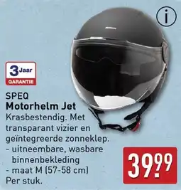 ALDI SPEQ Motorhelm Jet aanbieding